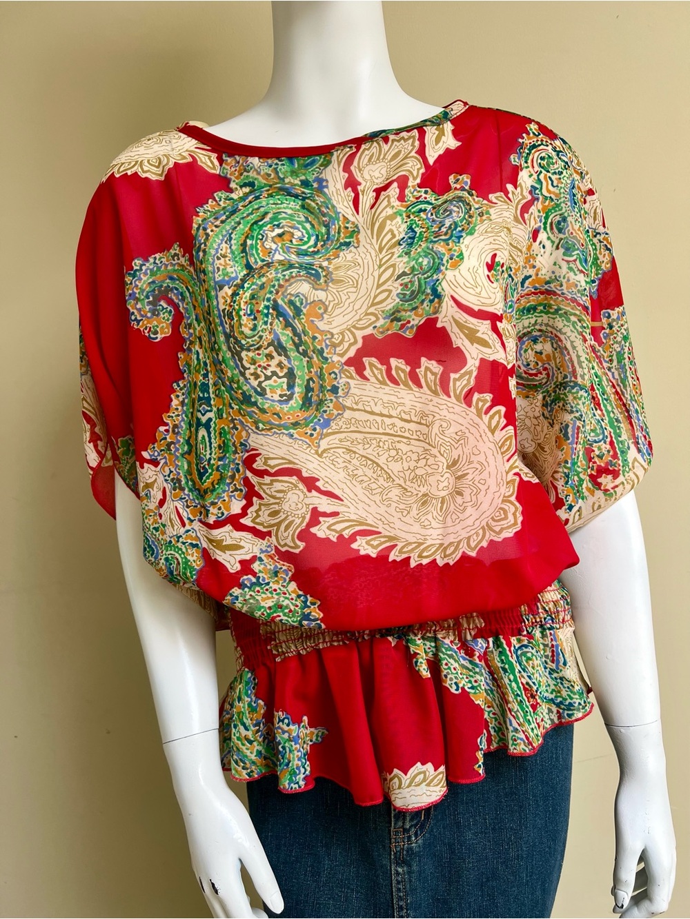 Vintage Paisley Blouse